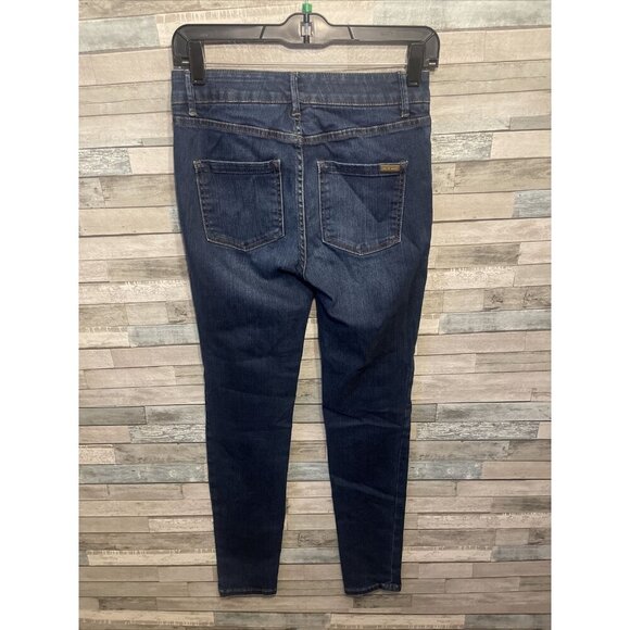 Women’s White House Black market denim jeans skinny dark wash size 0 - Picture 7 of 10